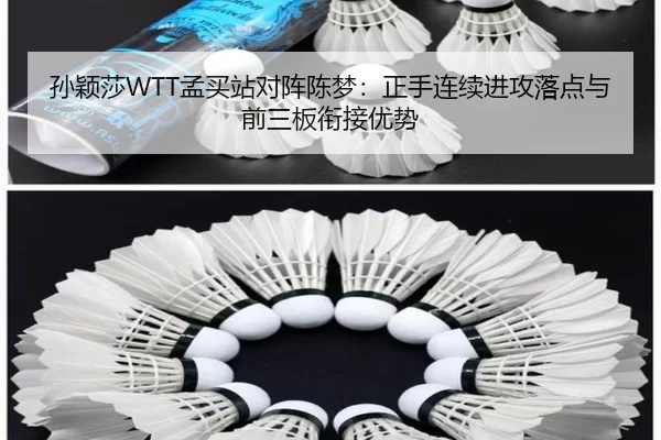 孙颖莎WTT孟买站对阵陈梦：正手连续进攻落点与前三板衔接优势